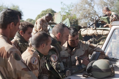 Franse militairen in Mali. EPA