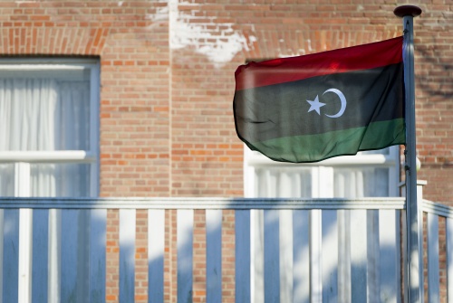 De Libische vlag. ANP