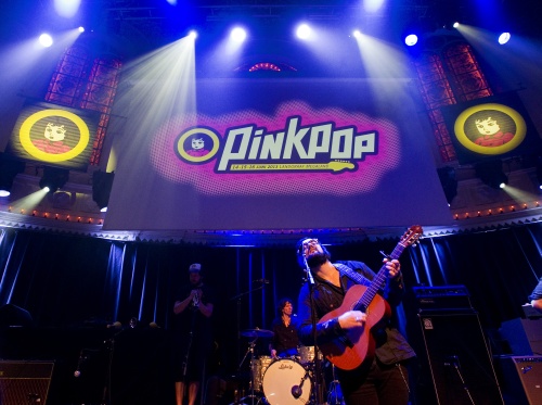Blaudzun treedt op tijdens een voorproefje van Pinkpop. ANP Kippa