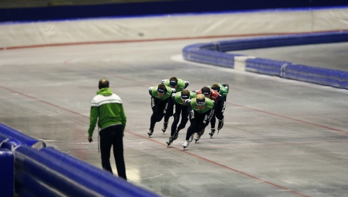 Training in Thialf. ANP