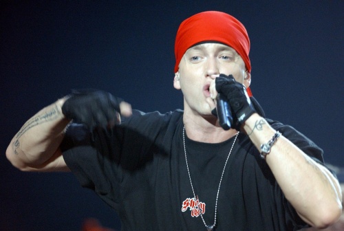 Archiefbeeld van Eminem uit 2005. EPA