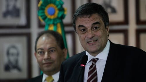 JosÃ© Eduardo Cardozo, rechts op de foto (EPA)