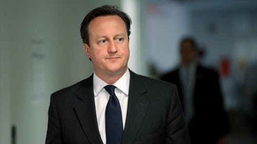 De Britse premier David Cameron. EPA
