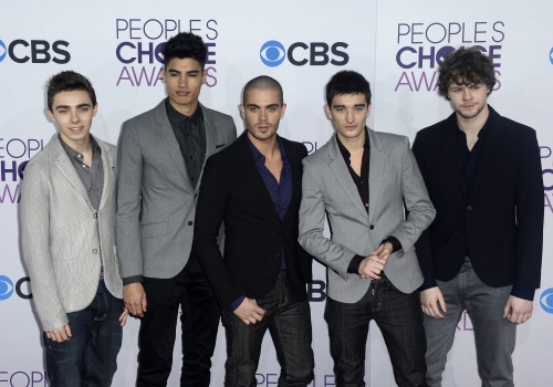 Nathan Sykes (L). EPA