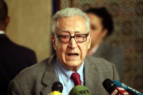 Lakhdar Brahimi. EPA