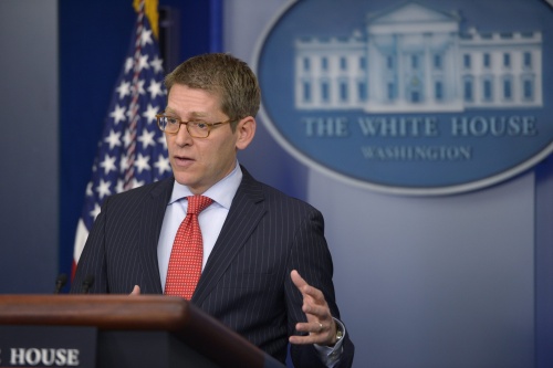 Jay Carney. EPA