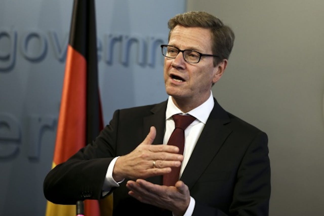 Duitse minister van Buitenlandse Zaken Guido Westerwelle. EPA