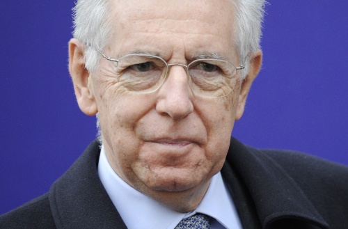De Italiaanse premier Mario Monti. EPA