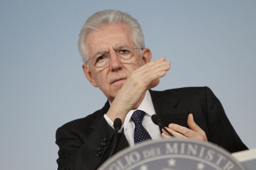 De Italiaanse premier Mario Monti. EPA
