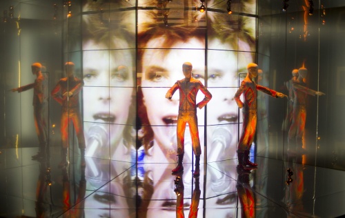 David Bowie exhibition at The Victoria and Albert Museum in London. EPA