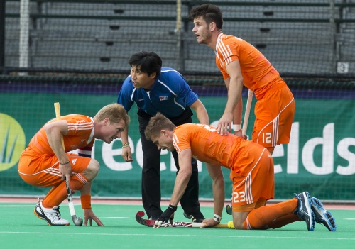 Sander de Wijn (2e van rechts). ANP