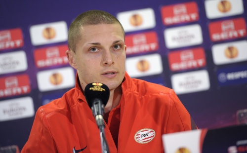 Timothy Derijck toen hij nog voor PSV speelde. ANP