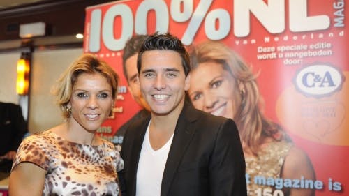 Leontien van Moorsel samen met Jan Smit. ANP Kippa