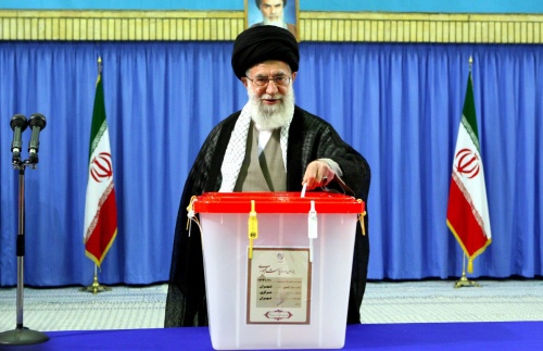 Ayatollah Ali Khamenei op archief, EPA