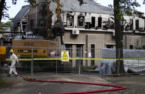 Sloop gemeentehuis Waalre. ANP