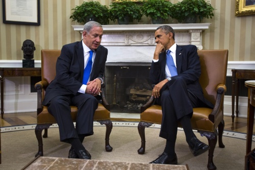 President Barack Obama en zijn IraÃ«lische ambtgenoot Benjamin Netanyahu. EPA