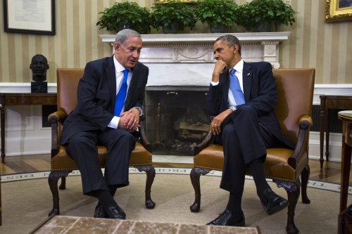 President Barack Obama en zijn Iraëlische ambtgenoot Benjamin Netanyahu. EPA