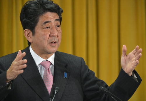 Shinzo Abe. EPA