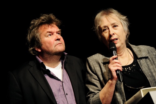 Marleen Gorris (R) in 2011. ANP Kippa