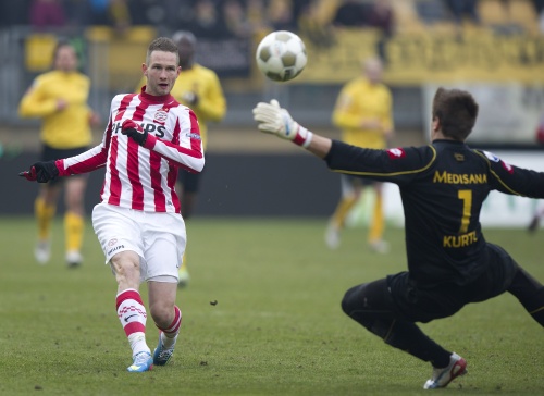 PSV'er Tim Matavz (L). ANP