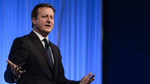 De Britse premier David Cameron. EPA