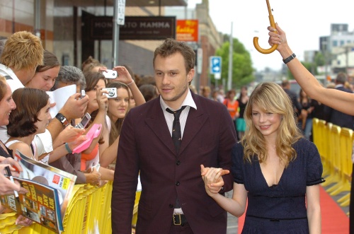 Archiefbeeld Heath Ledger (L) en Michelle Williams. EPA