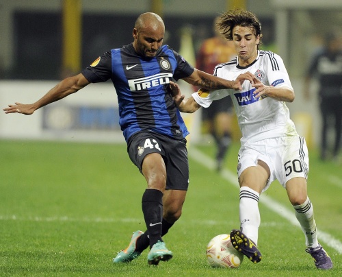 Lazar Markovic (r). EPA