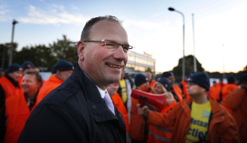 FNV-voorzitter Ton Heerts. ANP