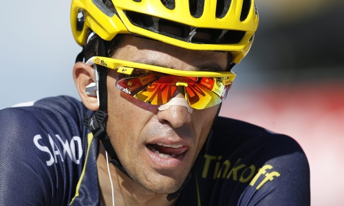 Alberto Contador op archief, EPA