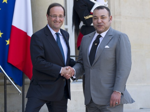 Koning Mohamed VI (r). EPA