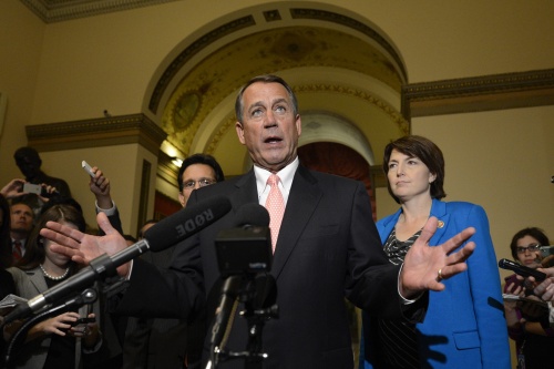 De Republikeinse voorzitter van het Huis van Afgevaardigden, John Boehner. EPA