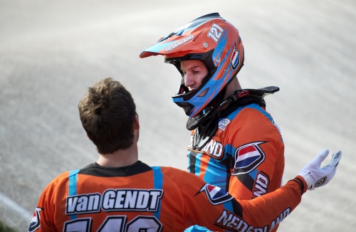 Raymon van der Biezen en Twan van Gendt. ANP