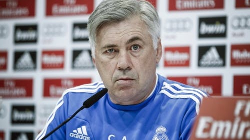 Real Madrid-coach Carlo Ancelotti (EPA)