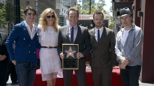 Anna Gunn (2e L). EPA