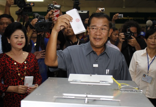 Hun Sen. EPA