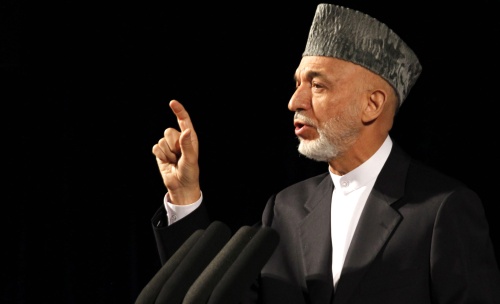 Hamid Karzai. EPA