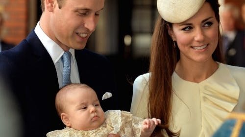 De vier maanden oude prins George staat ook op de lijst. EPA