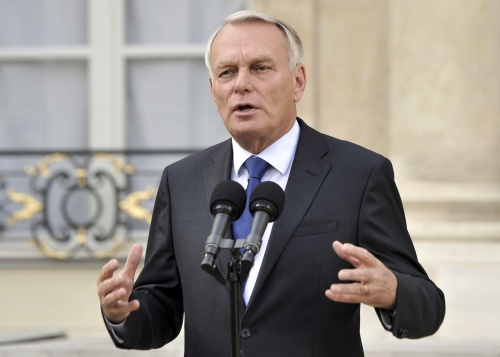 Archiefbeeld van de Franse premier Jean-Marc Ayrault. EPA