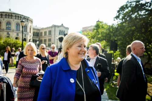 Erna Solberg (EPA)