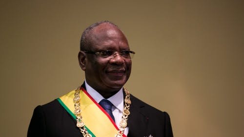 President Ibrahim Boubacar Keita. EPA
