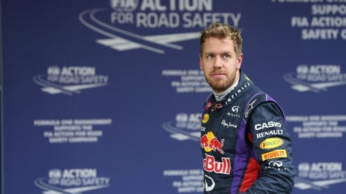 Wereldkampioen Formule 1 Sebastian Vettel. EPA