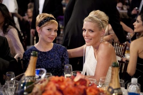 Busy Philipps (R). EPA