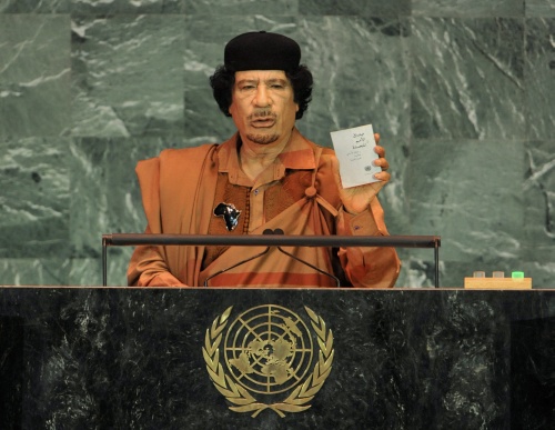 Kaddafi op archiefbeeld van EPA. 