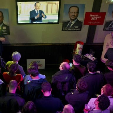 Hard tegen hard voor gunst Franse kiezer