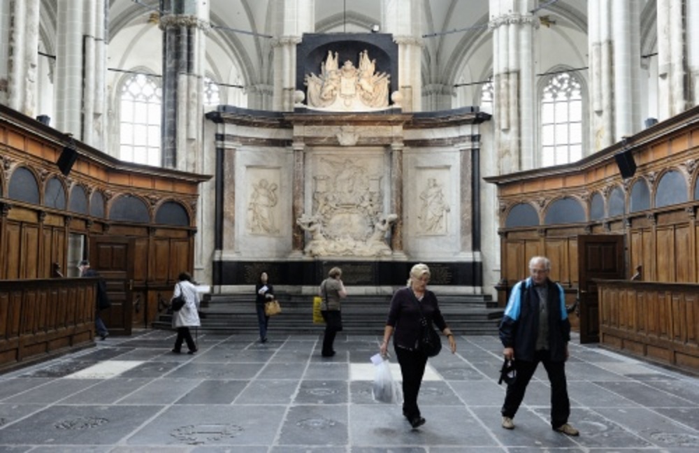 Interieur van De Nieuwe Kerk in Amsterdam. ANP