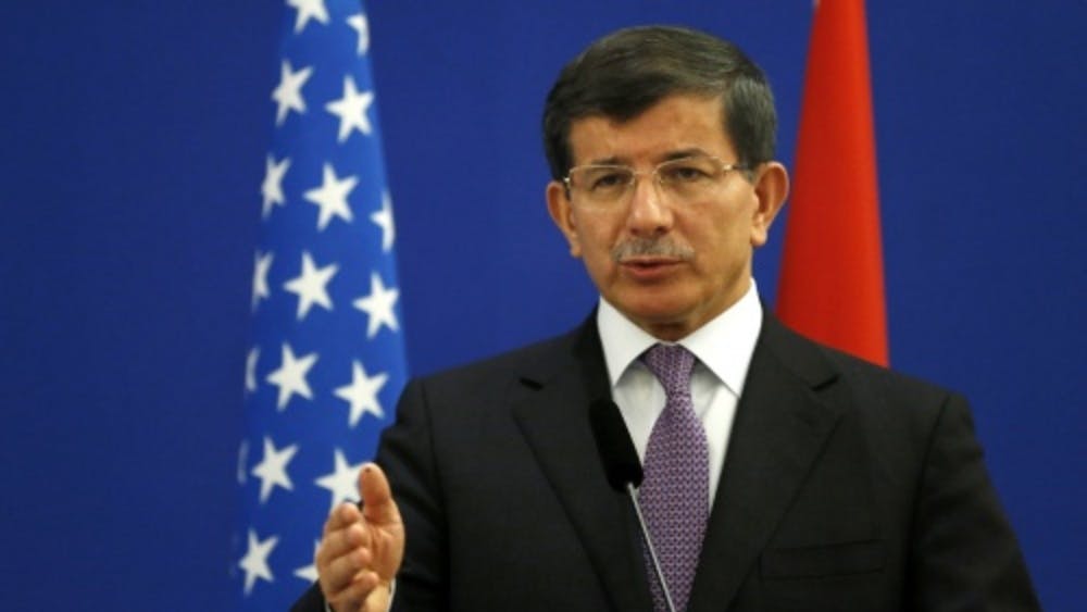 Ahmet Davutoglu. EPA