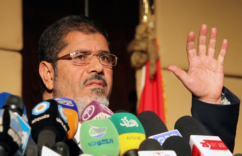 De Egyptische president Mohammed Mursi. EPA