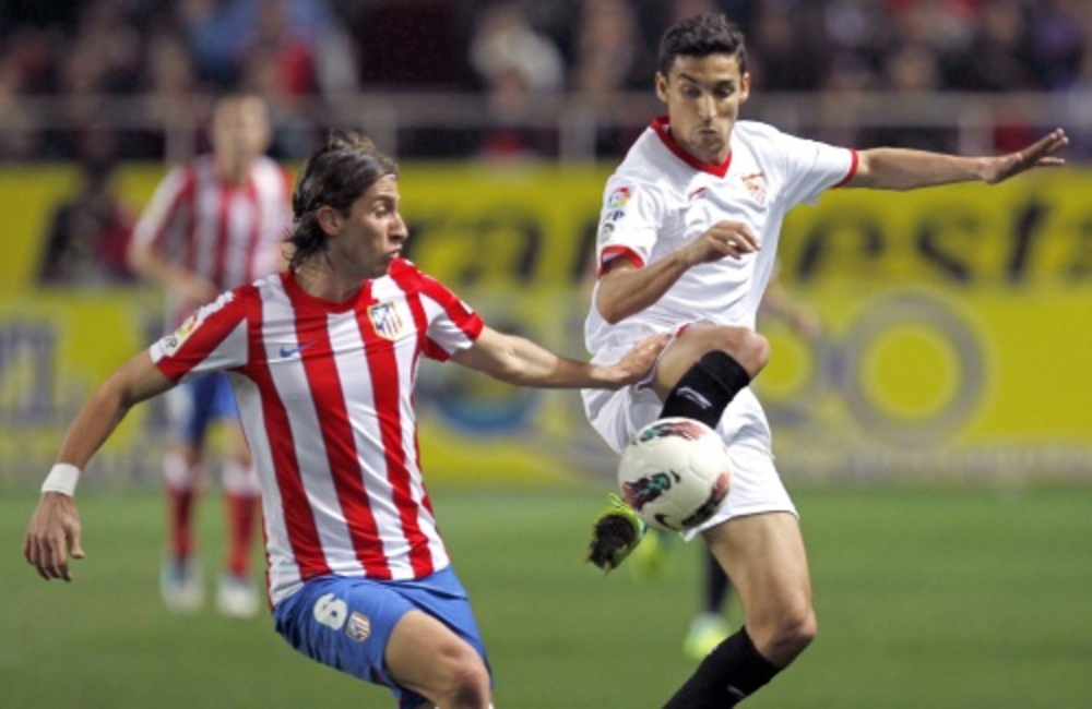 Jesús Navas (R). EPA
