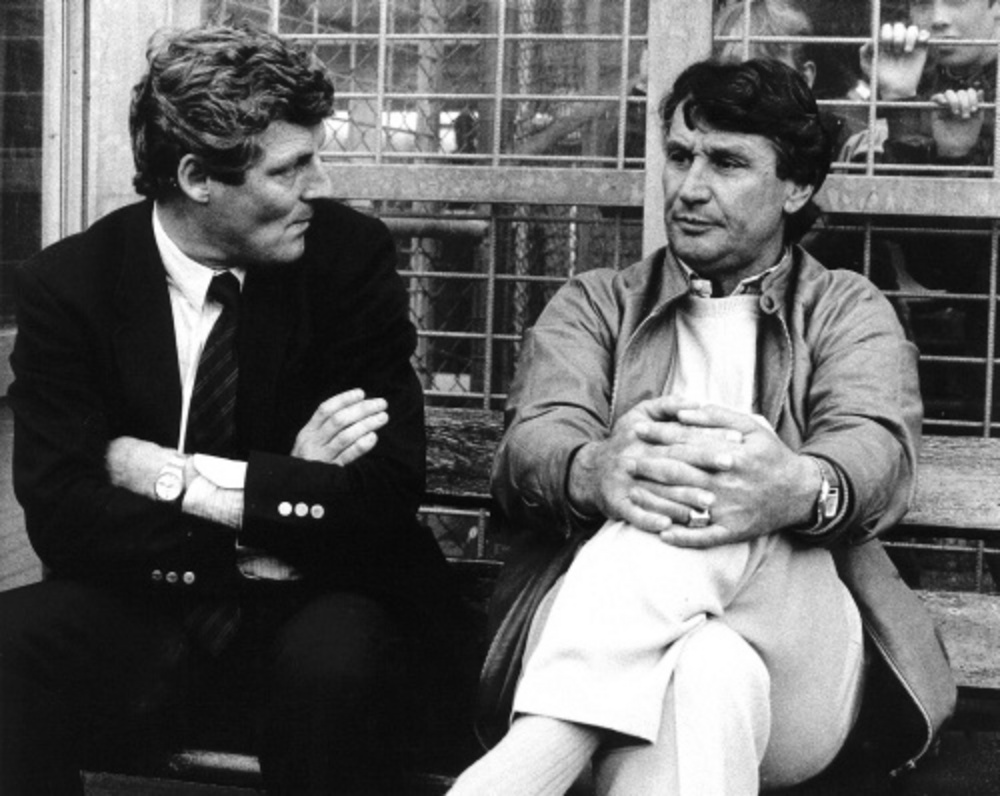 Antoine 'Spitz' Kohn (R) (archieffoto 1985). ANP