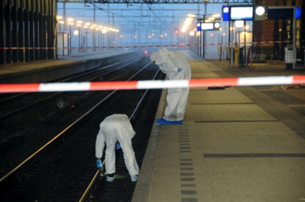 Onderzoek na de schietpartij op station Hollands Spoor. ANP